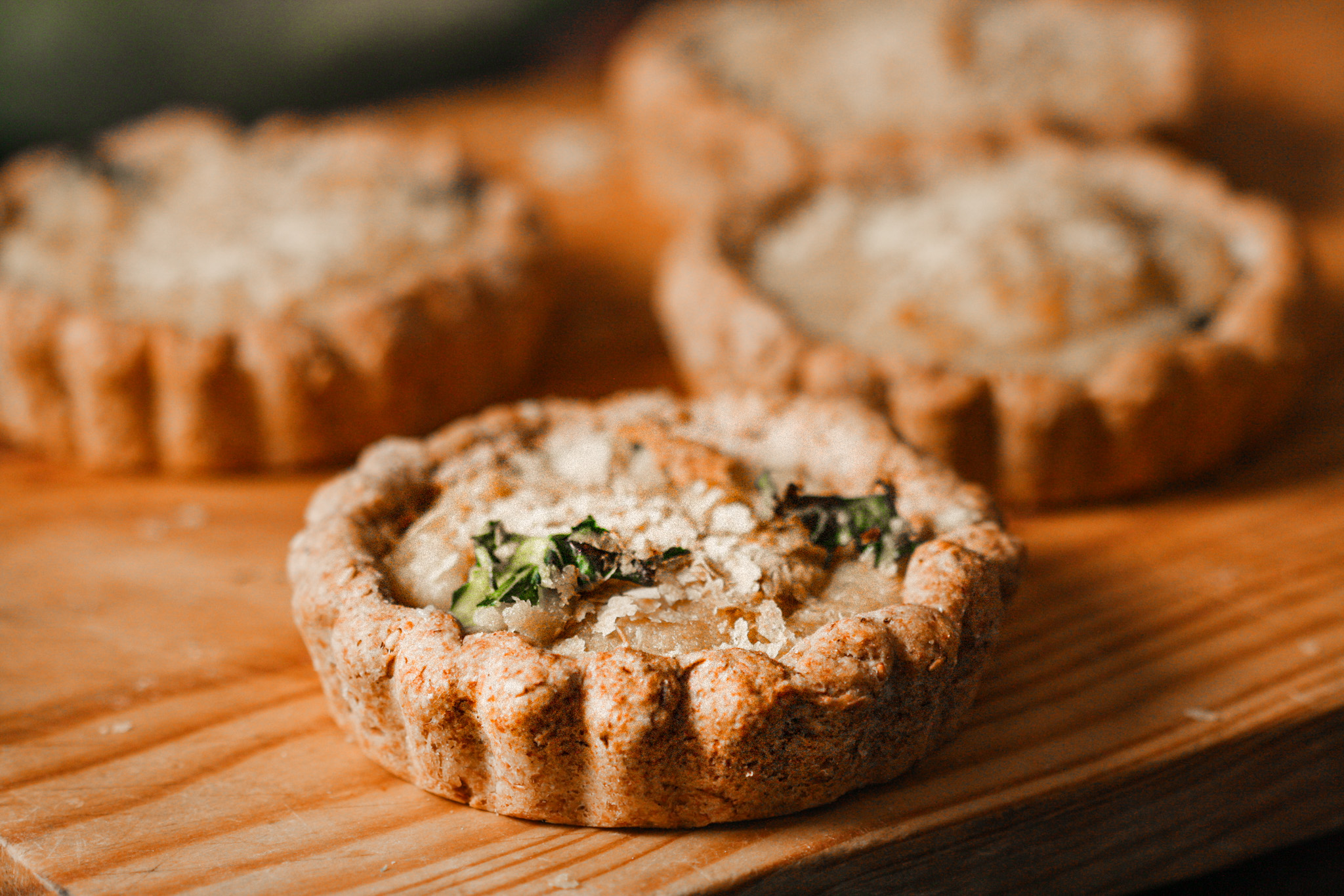 Mini quiches vegan
